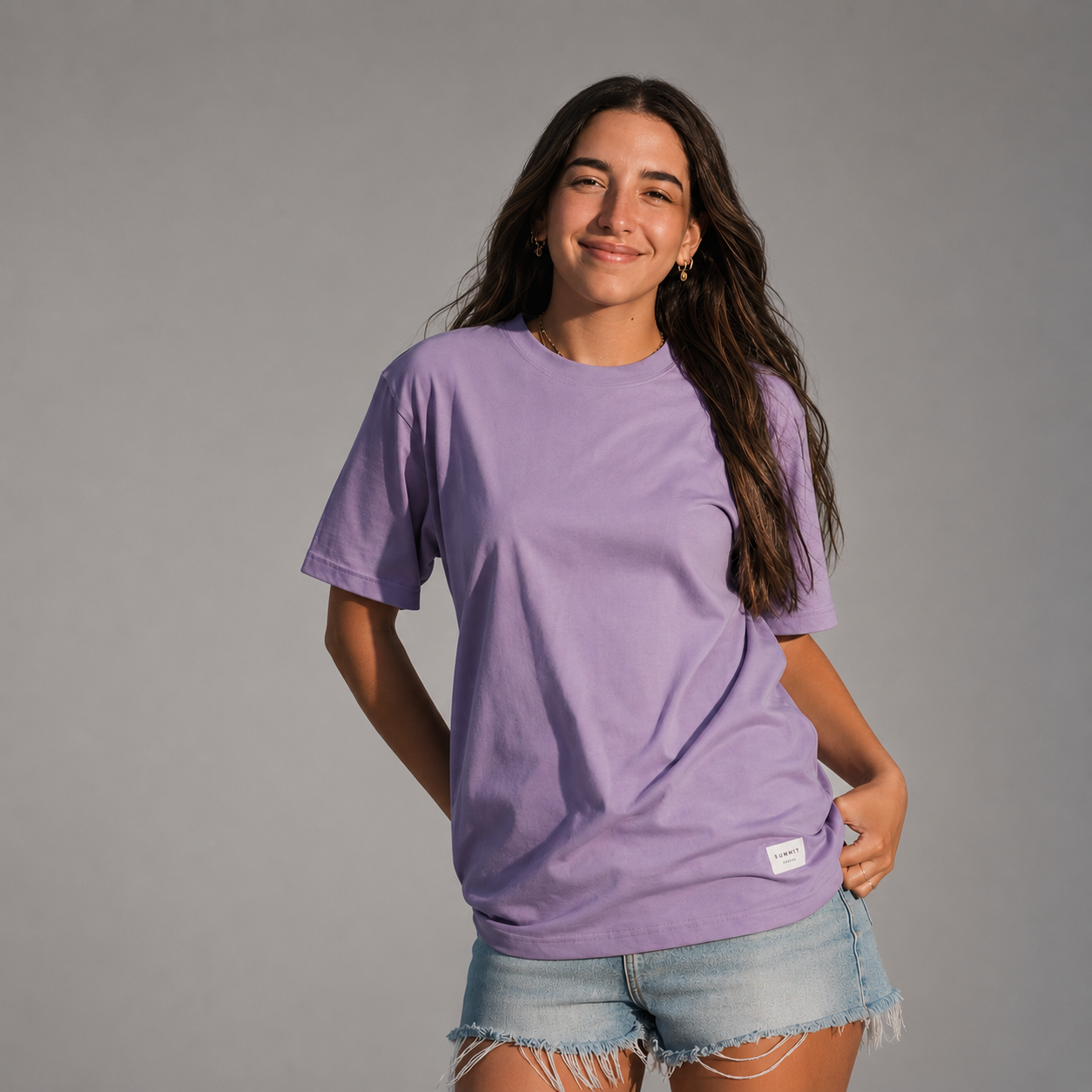 Bare Lines - Purple T-shirt