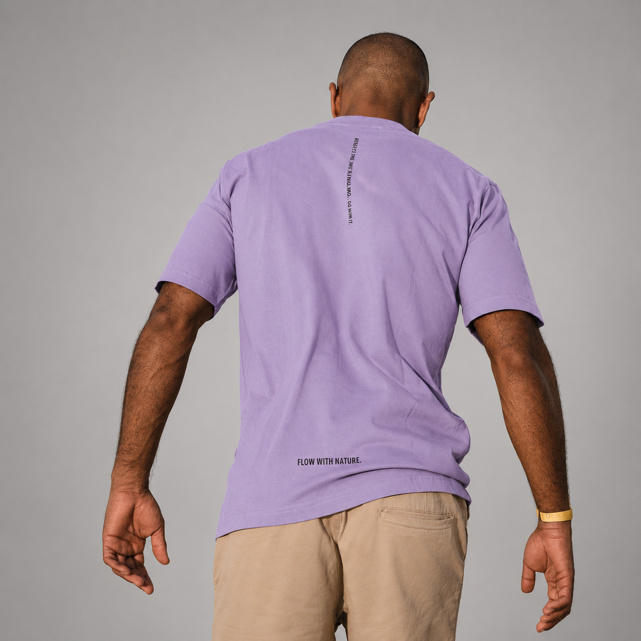 Bare Lines - Purple T-shirt