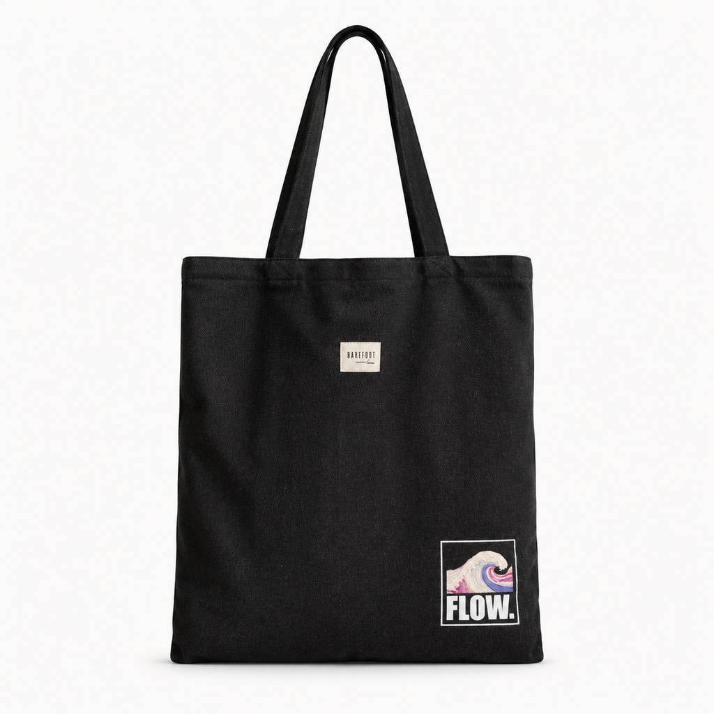 Carry States - Black "FLOW" Tote Bag