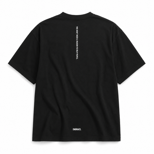 Bare Lines - Black T-shirt