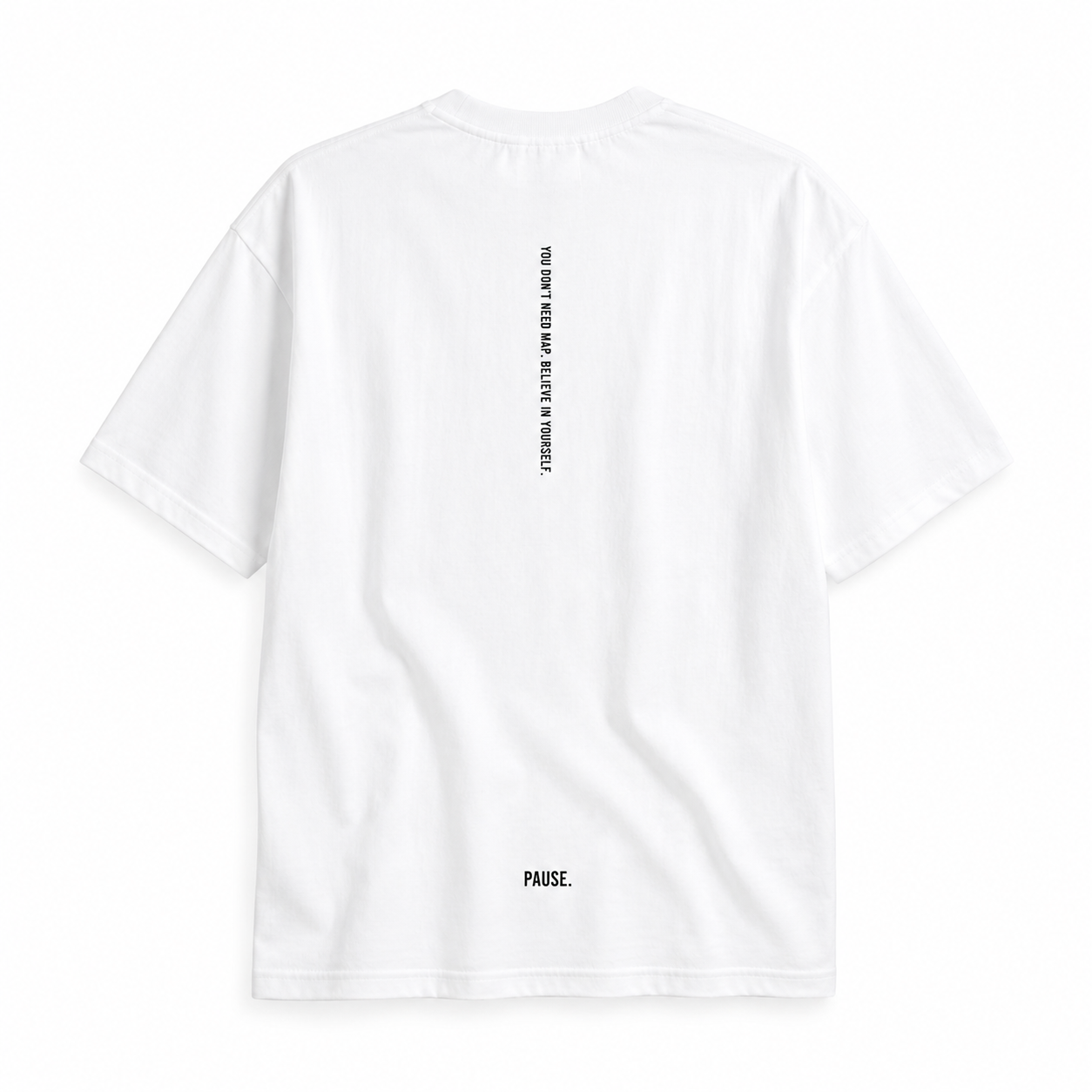 Bare Lines - White T-shirt