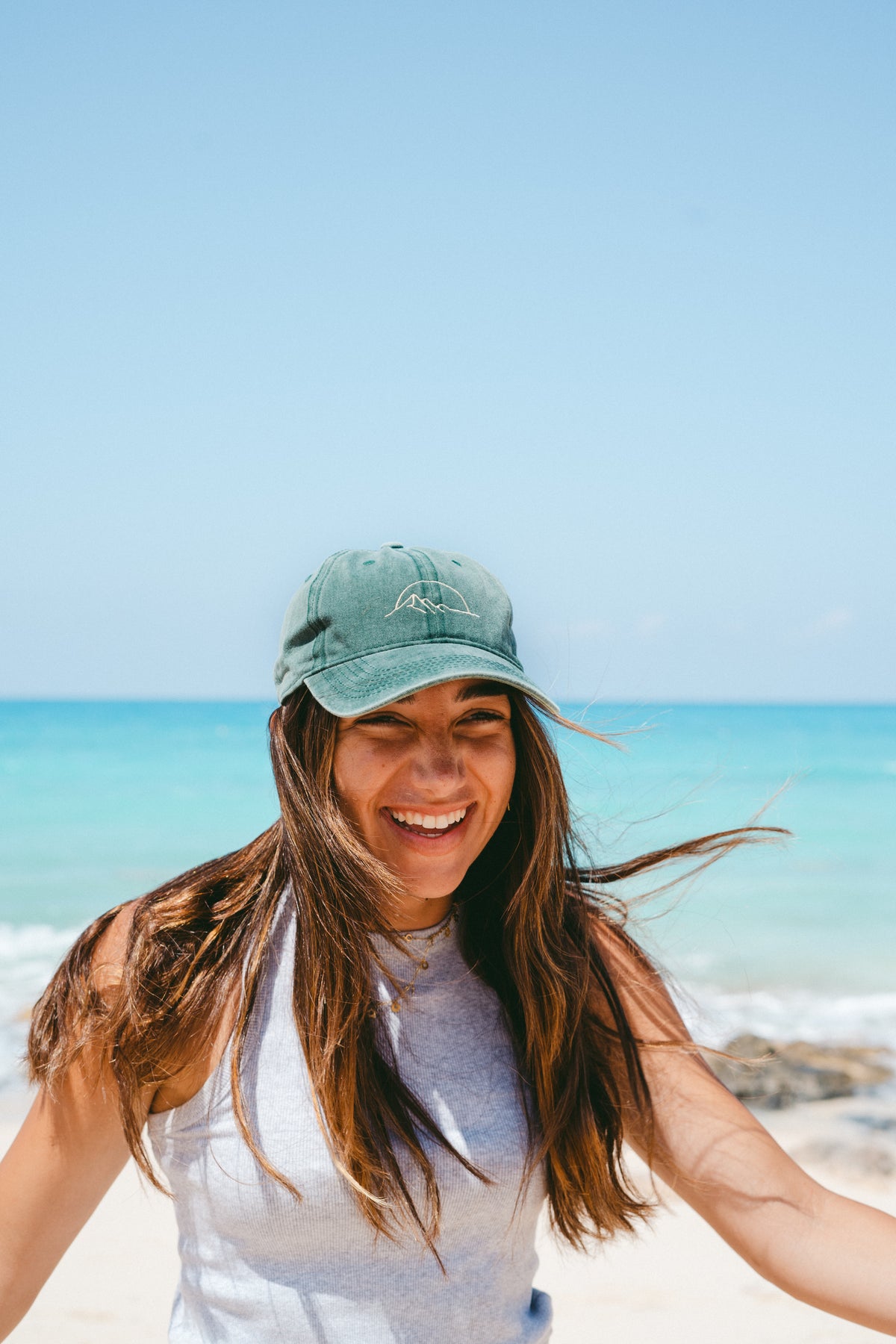 Peak Line - Green Cap